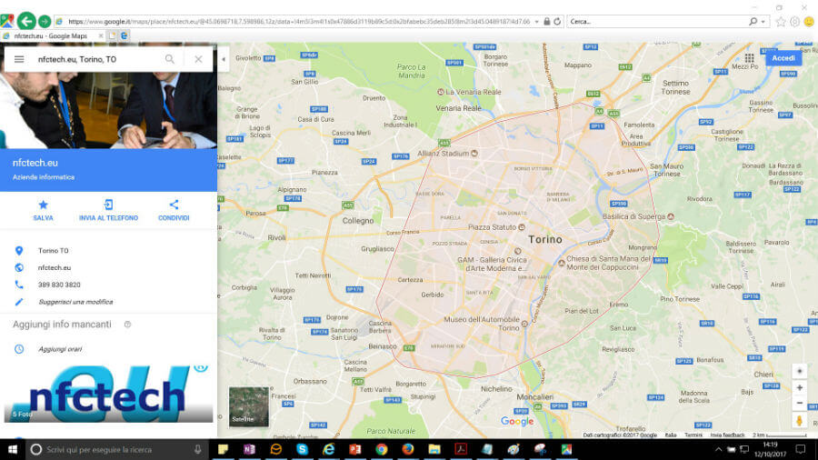 Snippet di Google Places nei risultati di ricerca di Google Maps